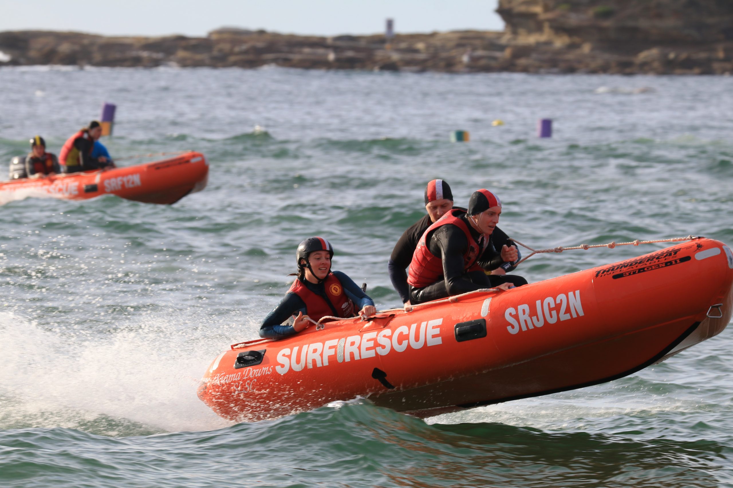 Premiership Inflatable Lifeboat Launches on Central Coast